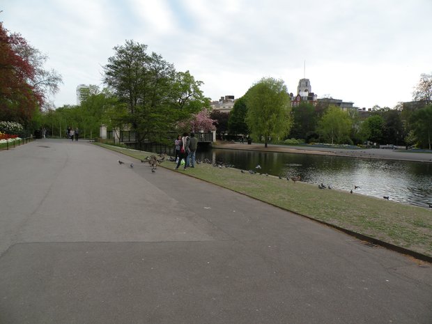  Regent's Park, le long du plan d'eau